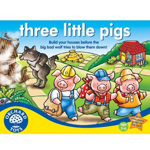 Orchard Toys - Három Kismalac Társasjáték - 2-4 Játékos