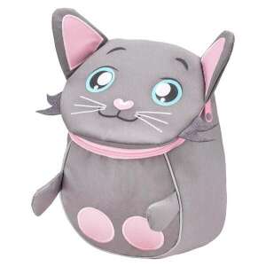 Mini cica óvodai hátizsák, szürke macska hátizsák kisgyermekeknek, gyerek hátizsák, kis hátizsák, óvodai hátizsák - Ovis hátizsák, táska