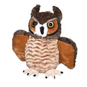 Wild Republic Great Horned Owl Plush Toy, 30 cm - Wild Republic Plush Toy