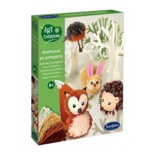 ArtCreations Pompon Animal Making Kit - 4 Animals packaging - Creative Toy
