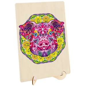 Construct It Malac Holzpuzzle, 121 Teile, Schweinedesign - Puzzle