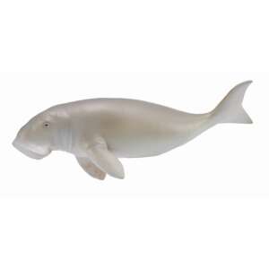 Collecta Dugong Figure, realistic, hand-painted, educational toy, sea animal, marine life, ocean animal, for kids, playset, collectible - Collecta Figure