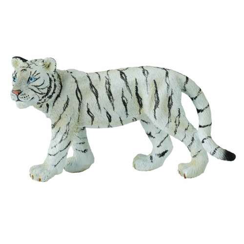 Collecta Tigris vargat figura, fehér tigris figurája, valósághű állatmodell