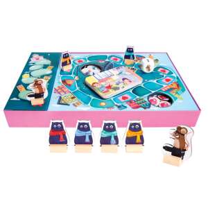 Chalk and Chuckles Kedves Cicák Társasjáték - 2-4 Játékos