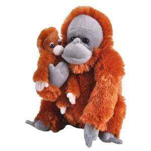 Wild Republic Anya és Baba Orangután Plüss Játék, a szeretetteljes anya orangután és a cuki kisbaba orangután plüss játék - Wild Republic Plush Toy