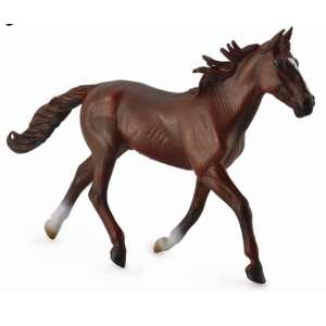 Standardbred Pacer horse figurine, brown, 19 x 12 cm - Schleich Figure