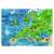 Londji Discover Europe 200 piece puzzle, a colorful map of Europe with landmarks and illustrations