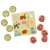 Orange Tree Toys Wooden Tic Tac Toe Game with Forest Animals