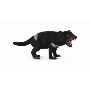 Collecta Tasmanian Devil figure, realistic animal figurine, black and white, 7.7 cm - Collecta