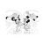 Micky und Minnie Maus Rennen Malpuzzle