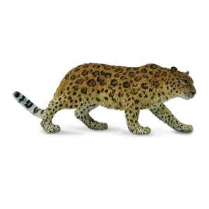 Collecta Amur Leopárd XL Figura, valósághű kézzel festett vadállat figura gyerekeknek és gyűjtőknek - Collecta