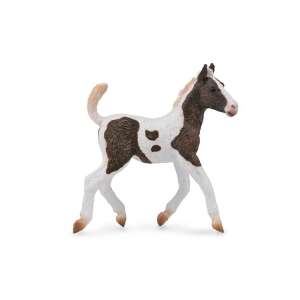Collecta Manz Curly foal figurine, brown and white, 9 x 9 cm - Collecta