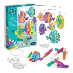 Art Creations Kreatív Mobil Ólomüveg Készlet halakkal, saját készítésű mobil készlet - Sentosphere