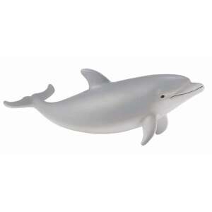 Collecta Baby Dolphin figura, realisztikus, szürke, műanyag, játék, gyerekeknek, oktató - Collecta