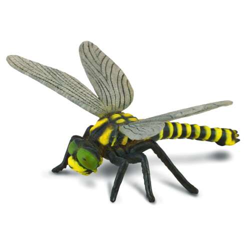 Yellow and black dragonfly toy figure
