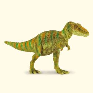 Collecta Tarbosaurus dinoszaurusz figura, kézzel festett, valósághű, zöld és narancssárga, gyerekeknek - Collecta