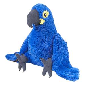 Wild Republic blue parrot plush toy, 30 cm - Wild Republic Plush Toy