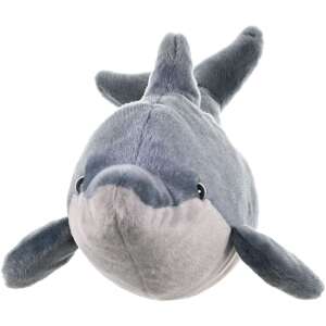 Wild Republic 30cm plush dolphin toy, front view - Wild Republic Plush Toy