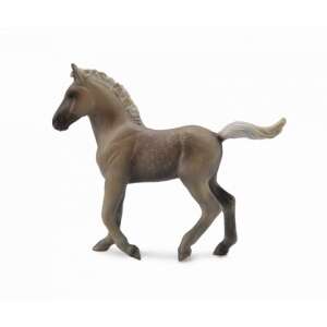 Collecta Rocky Mountain Horse Figurine, M size, brown and white, standing on white background - Collecta