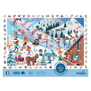 Calypto Télisportok Kirakós, 100 darabos, gyerek puzzle - Sentosphere