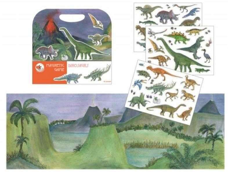 Magnetic Dinosaur Puzzle, Egmont, Multicolor