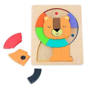 Vilac Lion Wooden Puzzle for Toddlers, 11 Pieces, Colorful, Educational Toy - Vilac