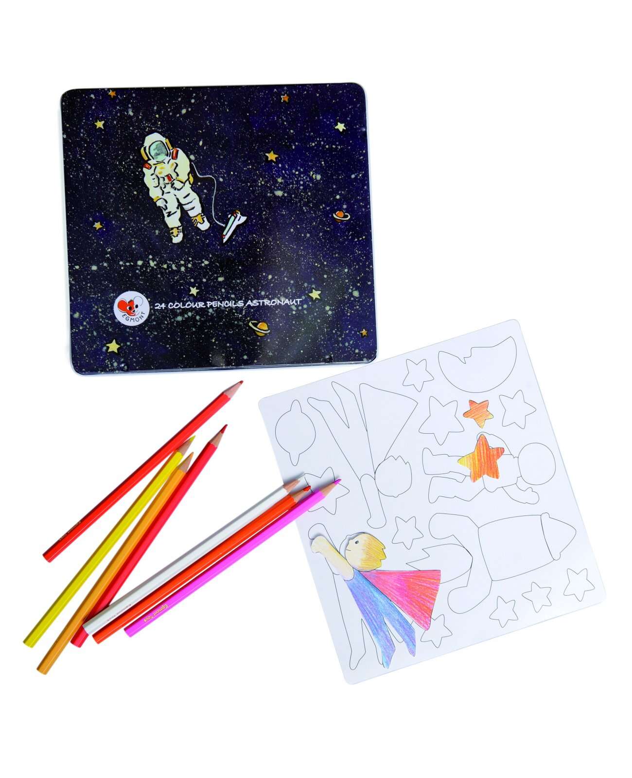Astronaut Magnetic Drawing Set with Crayons