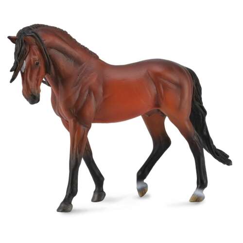 Collecta Armasar Murg Andaluz Ló Játékfigura, 1:12 méretarányú, barna ló figura - Collecta