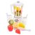 Jucărie blender smoothie din lemn New Classic Toys cu fructe de jucărie