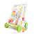 New Classic Toys Activity Walker, cărucior de mers din lemn cu panou de activitate, jucărie educativă pentru bebeluși, include xilofon, labirint cu mărgele, sortare de forme și alte activități