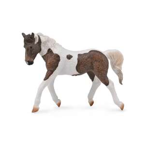 Collecta Wavy Hair Mare Figure, brown and white horse figurine, realistic animal toy - Collecta Figure