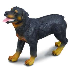 Rottweiler dog figurine, 9 cm, black and tan, standing - Figure