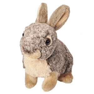 Wild Republic Mini Plush Bunny, 15 cm, Gray - Nonbrand Plush Toy