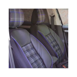 Univerzális fekete-kék sport üléshuzat - Első ülések - Autó üléshuzat