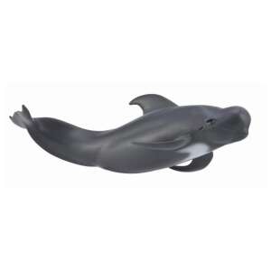 Collecta Whale Pilot L figure, realistic plastic toy, black and white, ocean animal - Collecta Figure