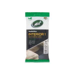 Turtle Wax Interior 1 Multi-Purpose Wipes, 20 wipes, for cleaning car interiors, fabrics, carpets, and vinyl - Turtle Wax
