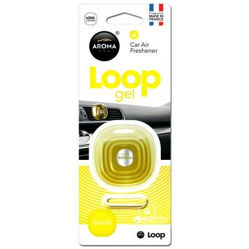 Aroma Car Loop Gel-Lufterfrischer, Vanille-Duft