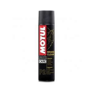Motul Brake Clean P2 400ml spray, degreaser for brake discs, drums, clutches, spark plugs, and more - Motul