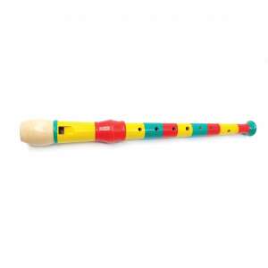 Svoora wooden flute for kids, colorful, musical instrument, learn to play music, 32 cm - Nonbrand Toy Instrument