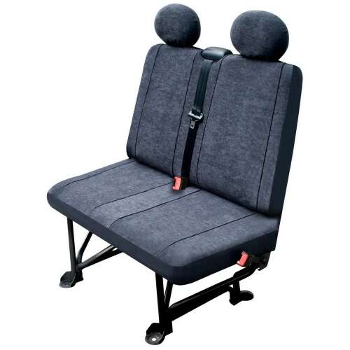 Huse de Scaun Auto Carpassion L Gri Dublu din Țesătură pentru Duba