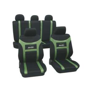 Huse pentru scaune auto Super Speed Petex, verde și negru, set complet - Nonbrand Huse pentru scaune auto