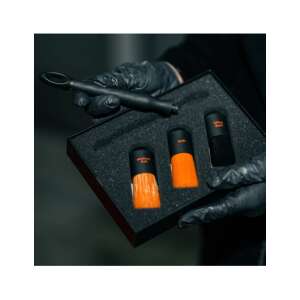 3 piece detailing brush set for interior and exterior car detailing, by ADBL - ADBL