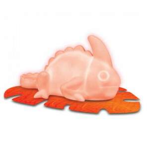 Nocna lampka kameleon TOBAR, zmieniająca kolor, różowa - Lampka nocna, projektor