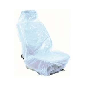 Eldobható műanyag ülésvédő autóhoz, teherautóhoz, furgonhoz, 250 db-os csomag - Háttámla- és ülőfelületvédő