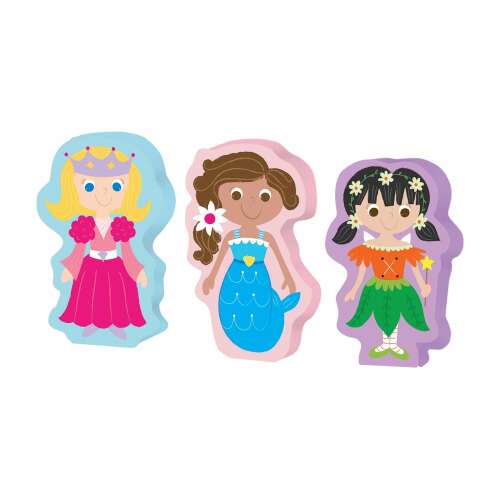 Puzzle & Play Fantasy Funland Figurki księżniczki, syreny i wróżki