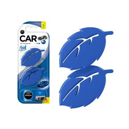 Aroma Car Leaf 3D autóillatosító, kék levél design - Aroma Car