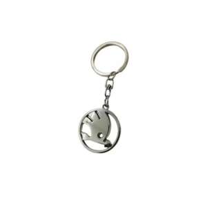 Skoda keychain with metal logo - Keychain