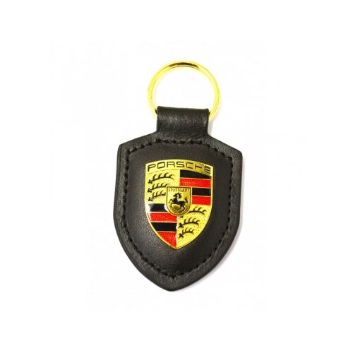 Brelok skórzany Porsche z logo tarczy