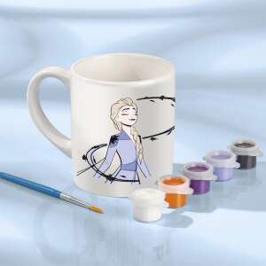 Disney Jégvarázs festhető bögre készlet Elsával, tartalmaz bögrét, festékeket és ecsetet - Kreatív játék