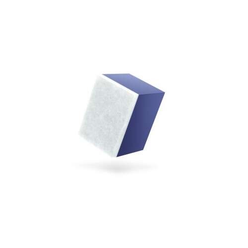 ADBL Glass Cube polishing applicator, blue felt cube for polishing glass